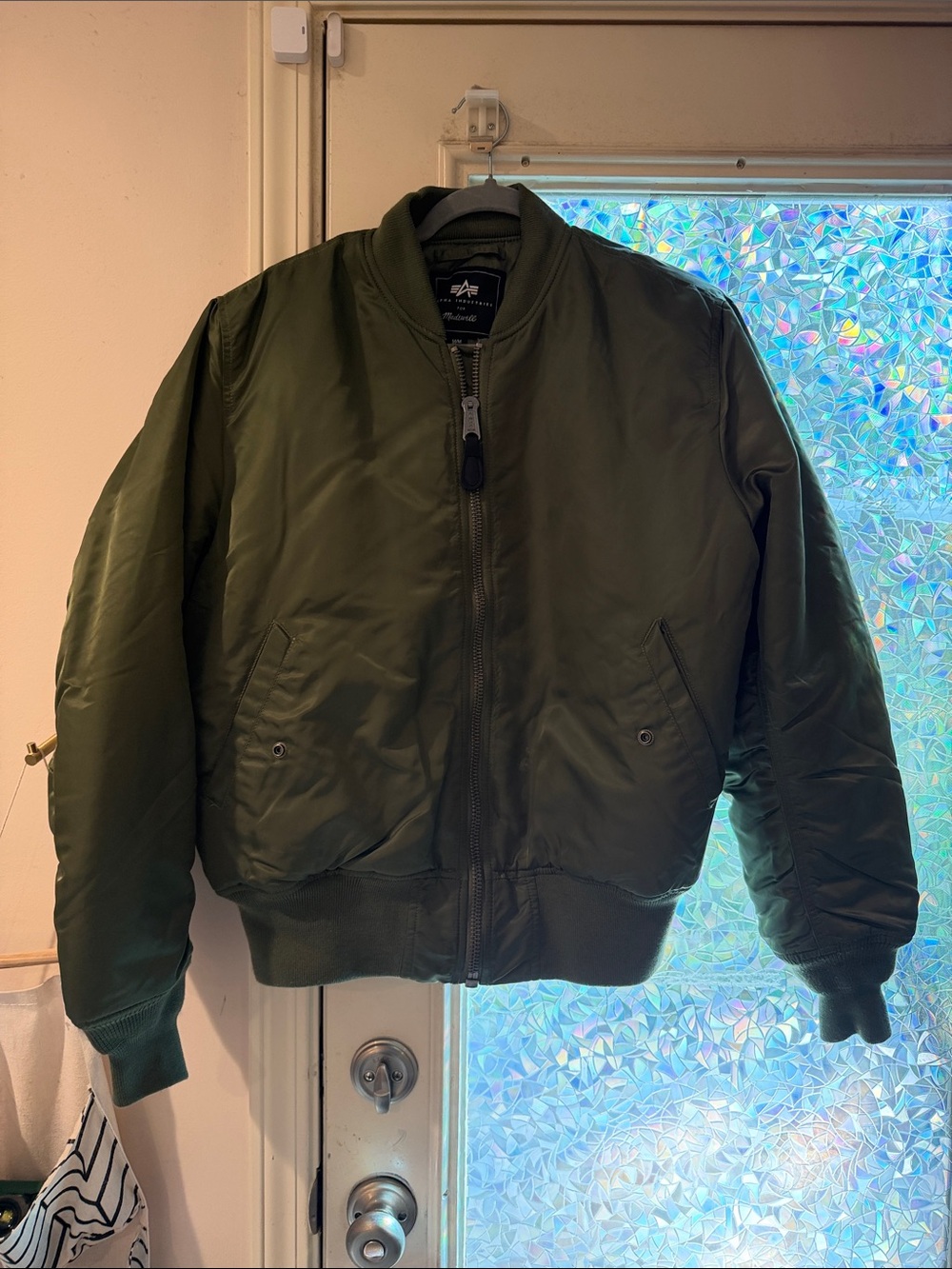 Madewell x Alpha Industries Bomber Jacket - Olive Green